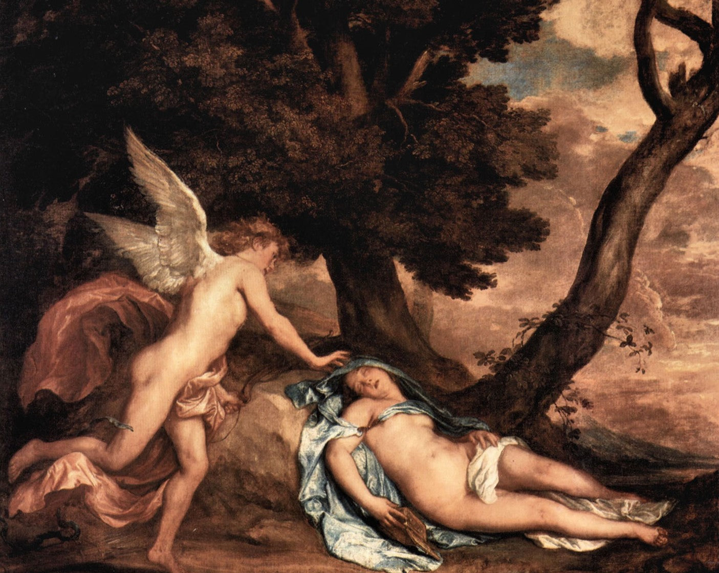 Amour and Psyche by Van Dyck