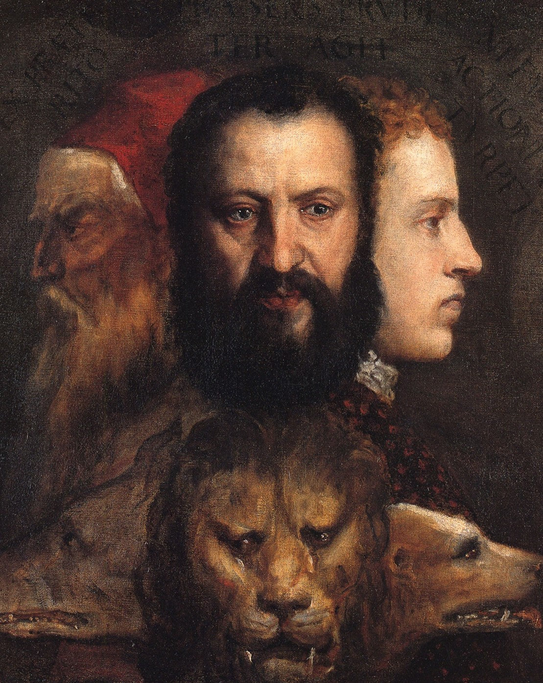 An allegory of prudence by Titian