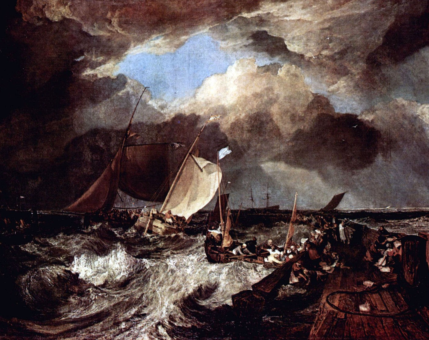 Calais Pier by Turner