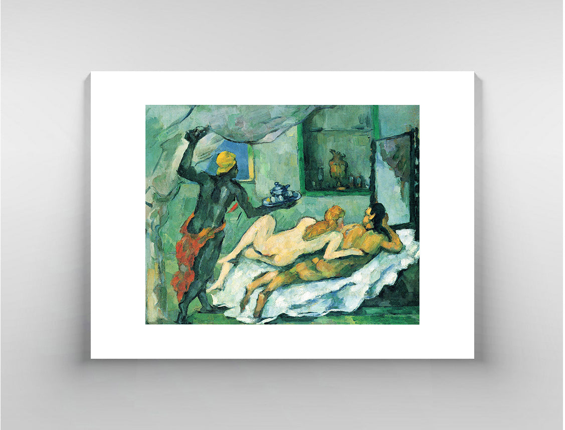 After Lunch in Naples by Cezanne