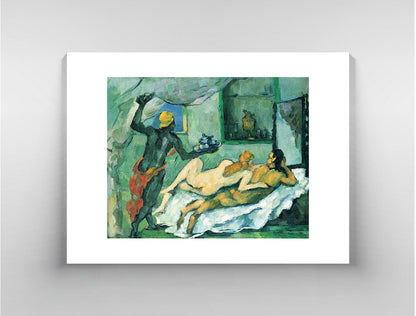 After Lunch in Naples by Cezanne