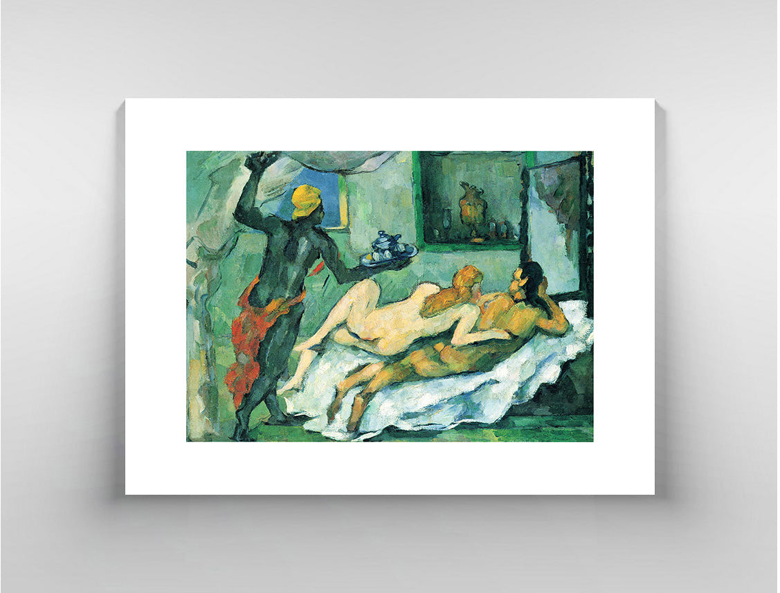 After Lunch in Naples by Cezanne