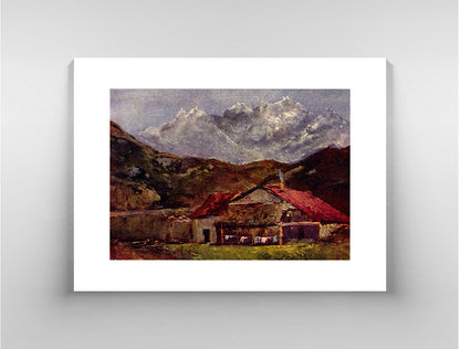 The Mountain Hut by Gustave Courbet