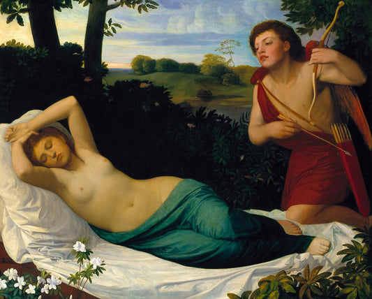 Cupid and Psyche by Legros