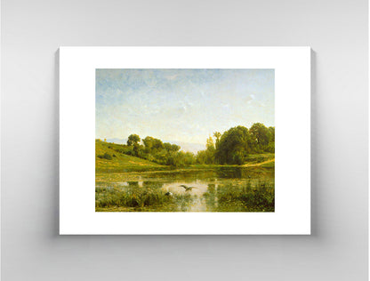 Pool at Gylieu by Daubigny