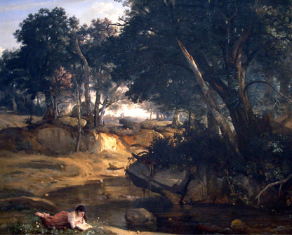 Forest of Fontainebleau by Corot