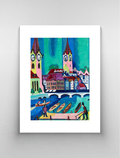 Zurich by Ernst Ludwig Kirchner