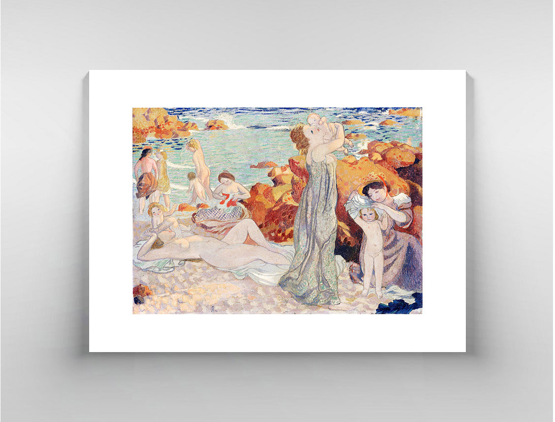 Bathers Pouldu Beach by Maurice Denis