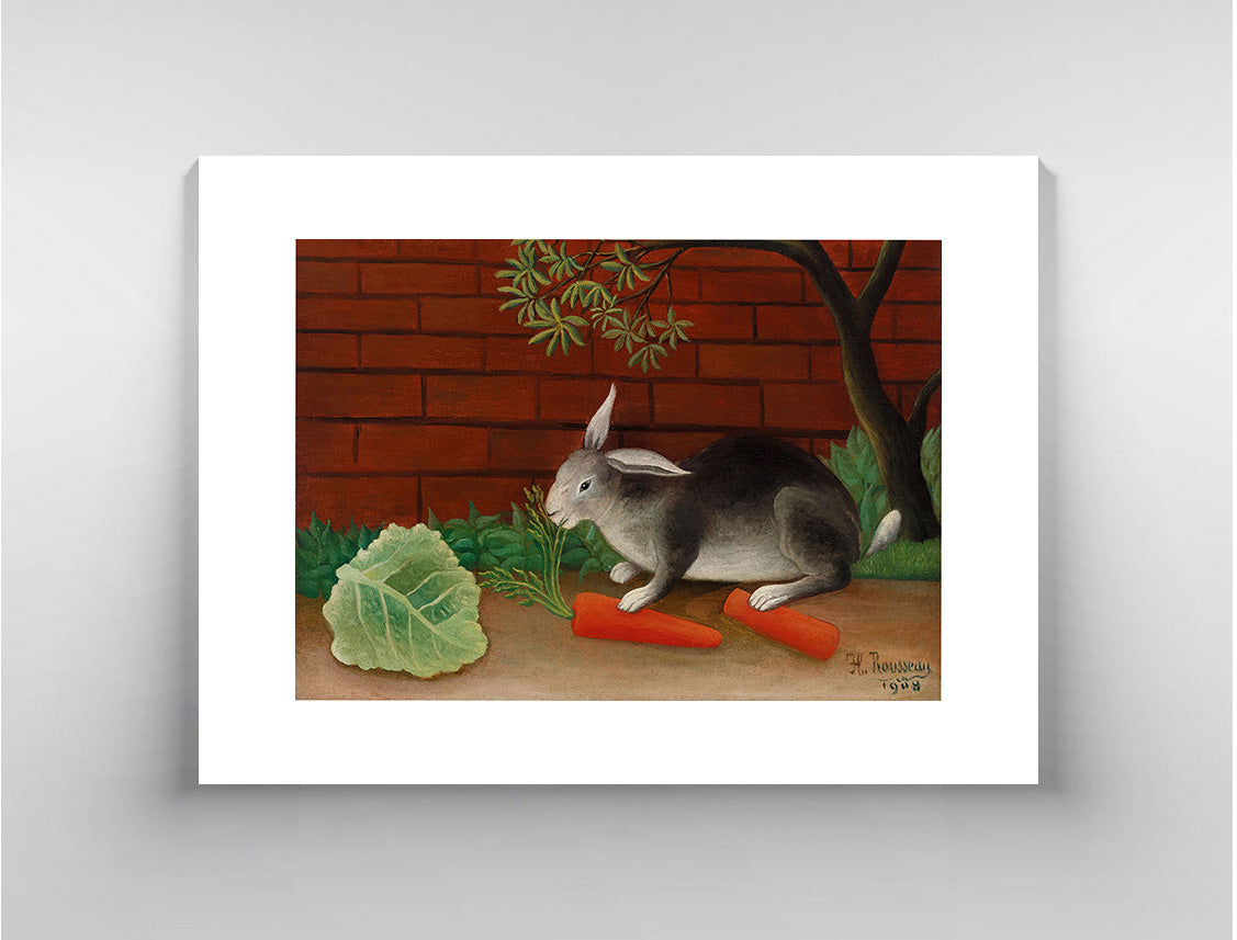 The Rabbit_s Meal by Henri Rousseau