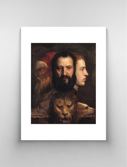 An allegory of prudence by Titian