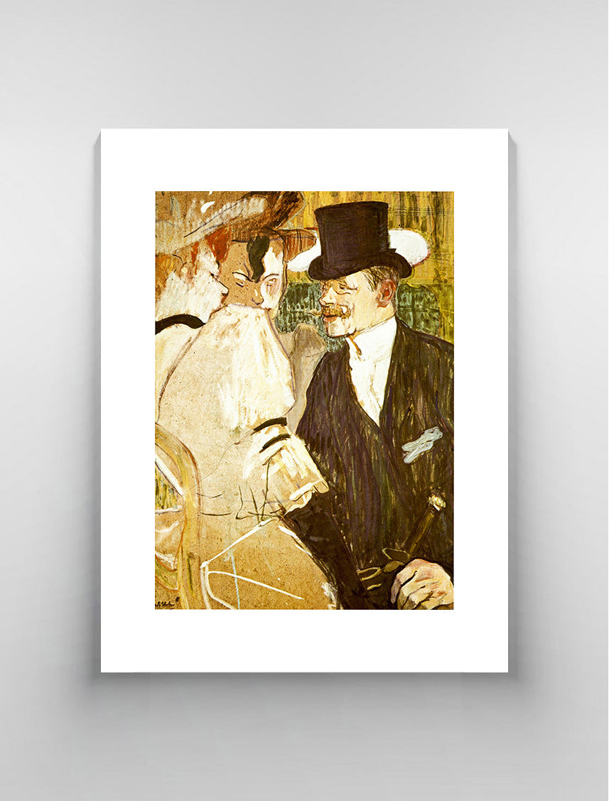 Anglais at Moulin Rouge by Toulouse-Lautrec