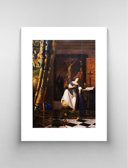 Allegory of faith by Vermeer