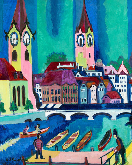 Zurich by Ernst Ludwig Kirchner