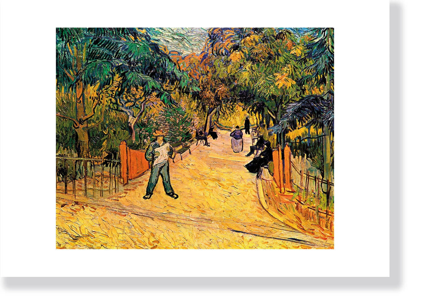 Entrance to the Public Park in Arles - Van Gogh