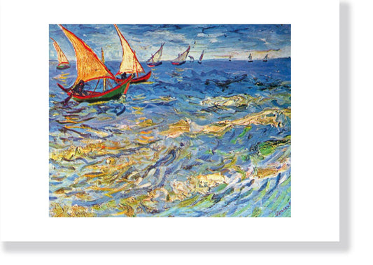 The Sea at Saintes-Maries - Van Gogh